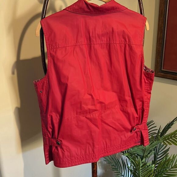 LAUREN Red Waxed Naval Supply Vest - Picture 5 of 7